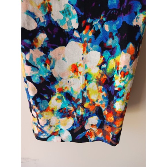 Worthington Capris Womens Size 8P Slim Fit Multi Color Floral Modern Fit Capris - Picture 4 of 14